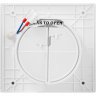 Вентилятор вытяжной Electrolux EAFR-100TH Rainbow white с таймером и гигростатом
