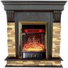 Каминокомплект Interflame Брайт венге с очагом Majestic FX M Brass
