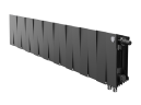 Биметаллический радиатор отопления Royal Thermo PianoForte 200 18 секций Noir Sable VDR