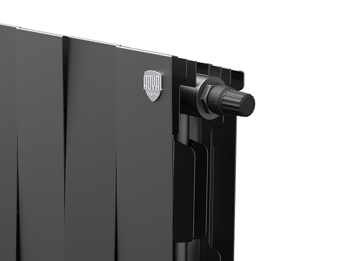Биметаллический радиатор отопления Royal Thermo PianoForte 200 18 секций Noir Sable VDR