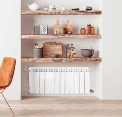 Биметаллический радиатор отопления Fondital 350/100 Alustal Plus 10 секций