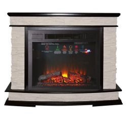Каминокомплект Interflame Памир сланец темный дуб с очагом Sirius 30 LED FX Black