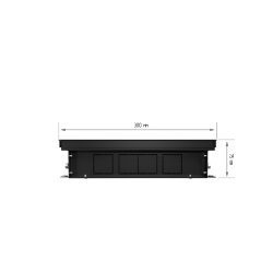 Внутрипольный конвектор Royal Thermo Atrium 75/300/2500-DG-U-DB
