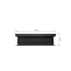 Внутрипольный конвектор Royal Thermo Atrium 90/300/1300-DG-U-BL