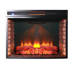 Каминокомплект Interflame Памир сланец темный дуб с очагом Panoramic 33 LED FX QZ