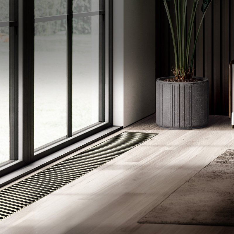 Внутрипольный конвектор Royal Thermo Atrium 150/300/2700-DG-U-LB