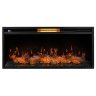 Каминокомплект Royal Thermo Aurora RTFP/P-AR40LS + портал Firelight Porto 42/40/36 камень черный/шпон венге