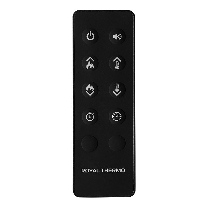 Каминокомплект Royal Thermo Aurora RTFP/P-AR40LS + портал Firelight Porto 42/40/36 камень черный/шпон венге