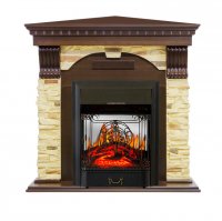Каминокомплект Royal Flame Dublin угловой с очагом Majestic FX M Black