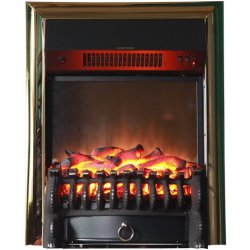 Каминокомплект Interflame Экстер М венге угловой с очагом Fobos FX M Brass