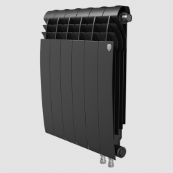 Биметаллический радиатор отопления Royal Thermo BiLiner 500 V 4 секции Noir Sable