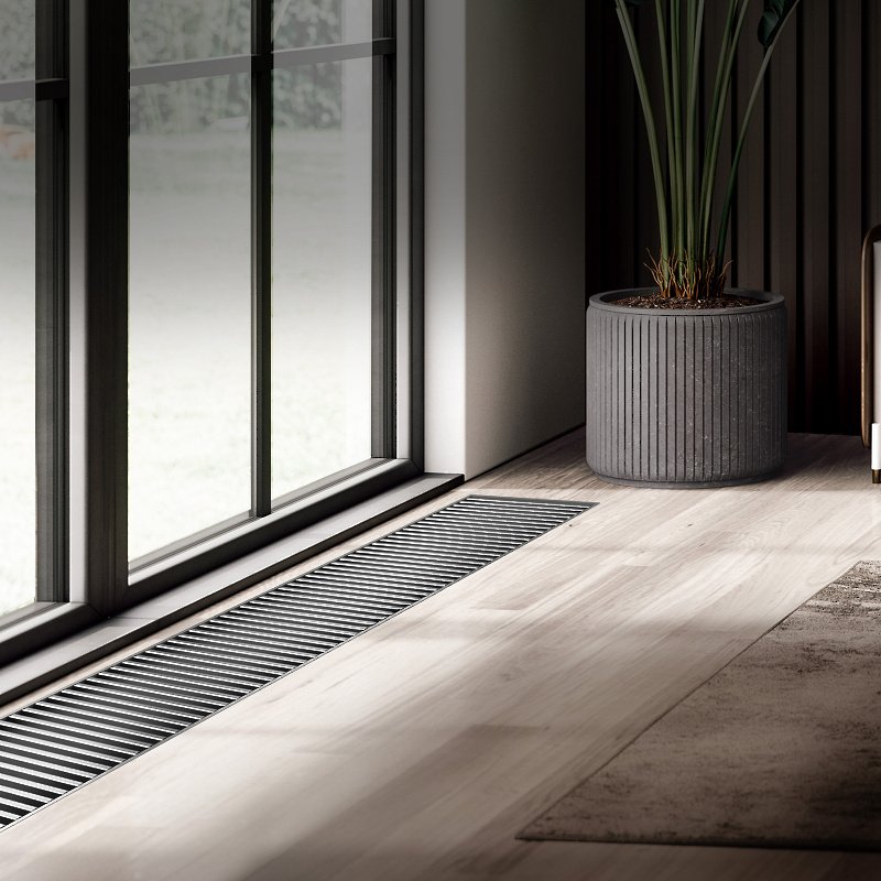 Внутрипольный конвектор Royal Thermo Atrium 150/300/2700-DG-U-NA