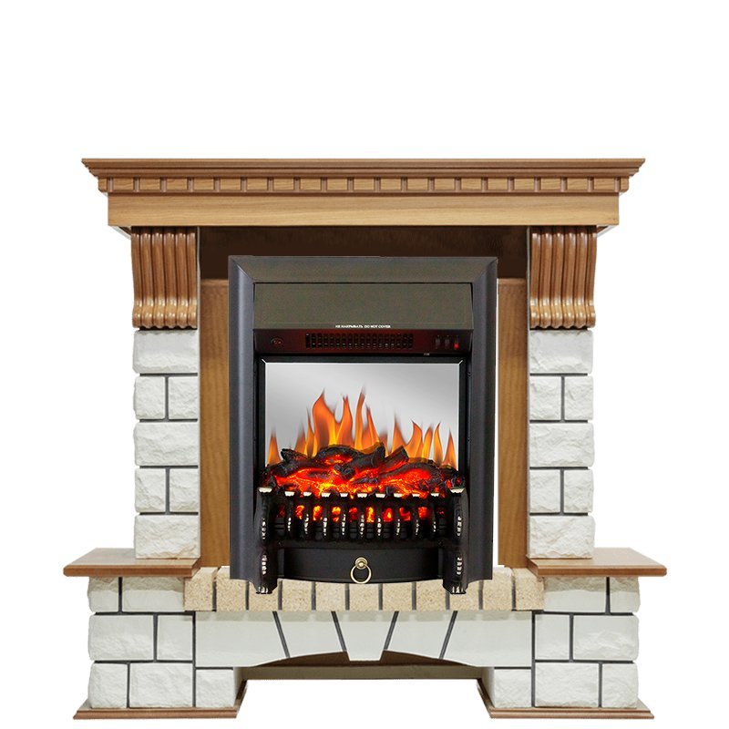 Каминокомплект Royal Flame Pierre Luxe с очагом Fobos FX M Black