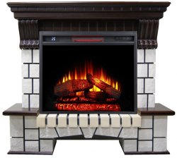 Каминокомплект Interflame Экстер темный дуб с очагом Foton 26 LED FX QZ