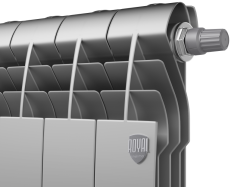 Биметаллический радиатор отопления Royal Thermo BiLiner 500 VR 4 секции Silver Satin