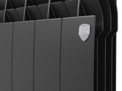 Биметаллический радиатор отопления Royal Thermo BiLiner 500 VR 4 секции Noir Sable