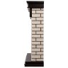 Каминокомплект Firelight Bricks 25U (угловой) с очагом Electrolux EFP/P-2520LS камень бежевый/шпон темный дуб