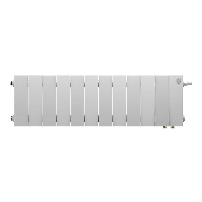 Биметаллический радиатор отопления Royal Thermo PianoForte 200 VDR80 12 секций Bianco Traffico
