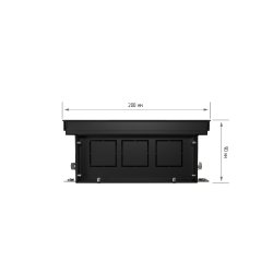 Внутрипольный конвектор Royal Thermo Atrium 90/200/2300-DG-U-DB