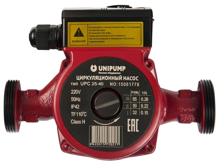 Циркуляционный насос Unipump UPC 25-40 180