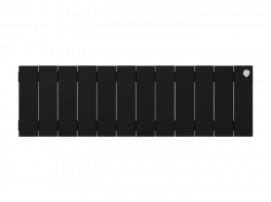 Биметаллический радиатор отопления Royal Thermo PianoForte 200 12 секций Noir Sable