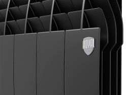 Биметаллический радиатор отопления Royal Thermo BiLiner 350 VR 4 секции Noir Sable