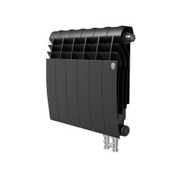 Биметаллический радиатор отопления Royal Thermo BiLiner 350 V 4 секции Noir Sable