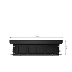 Внутрипольный конвектор Royal Thermo Atrium 75/250/1900-DG-U-BL