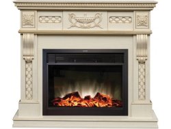 Каминокомплект RealFlame Corsica Lux 25,5 с очагом MoonBlaze S LUX Black