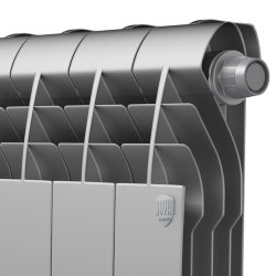 Биметаллический радиатор отопления Royal Thermo BiLiner 350 V 10 секций Silver Satin