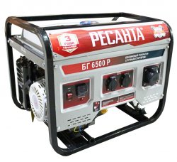 Бензиновый электрогенератор Ресанта БГ6500Р