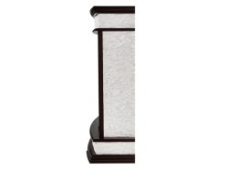 Каминокомплект Firelight Scala 25 с очагом Electrolux EFP/P-2520LS сланец скалистый белый/шпон темный дуб