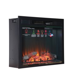 Каминокомплект Interflame Экстер венге с очагом Sirius 30 LED FX Black