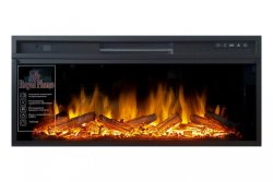 Каминокомплект Royal Flame Lindos Graphite Grey с очагом Vision 42 LOG LED