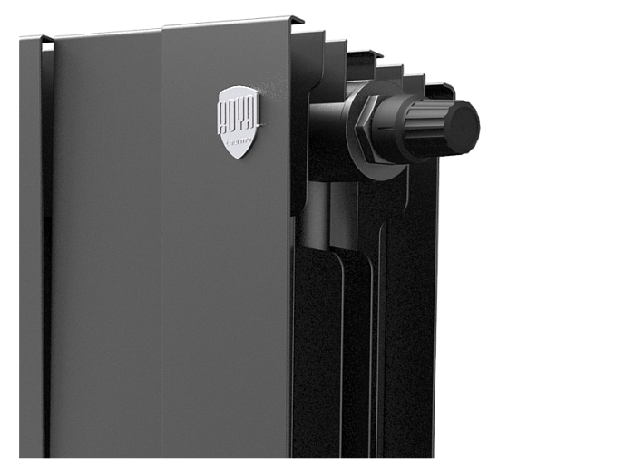 Биметаллический радиатор отопления Royal Thermo PianoForte 300 12 секций Noir Sable VDR