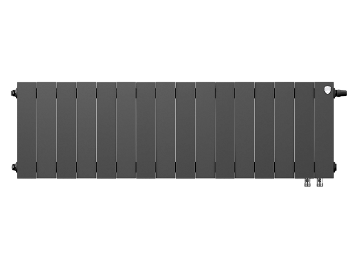 Биметаллический радиатор отопления Royal Thermo PianoForte 300 16 секций Noir Sable VDR
