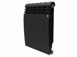 Биметаллический радиатор отопления Royal Thermo BiLiner 500 12 секций Noir Sable